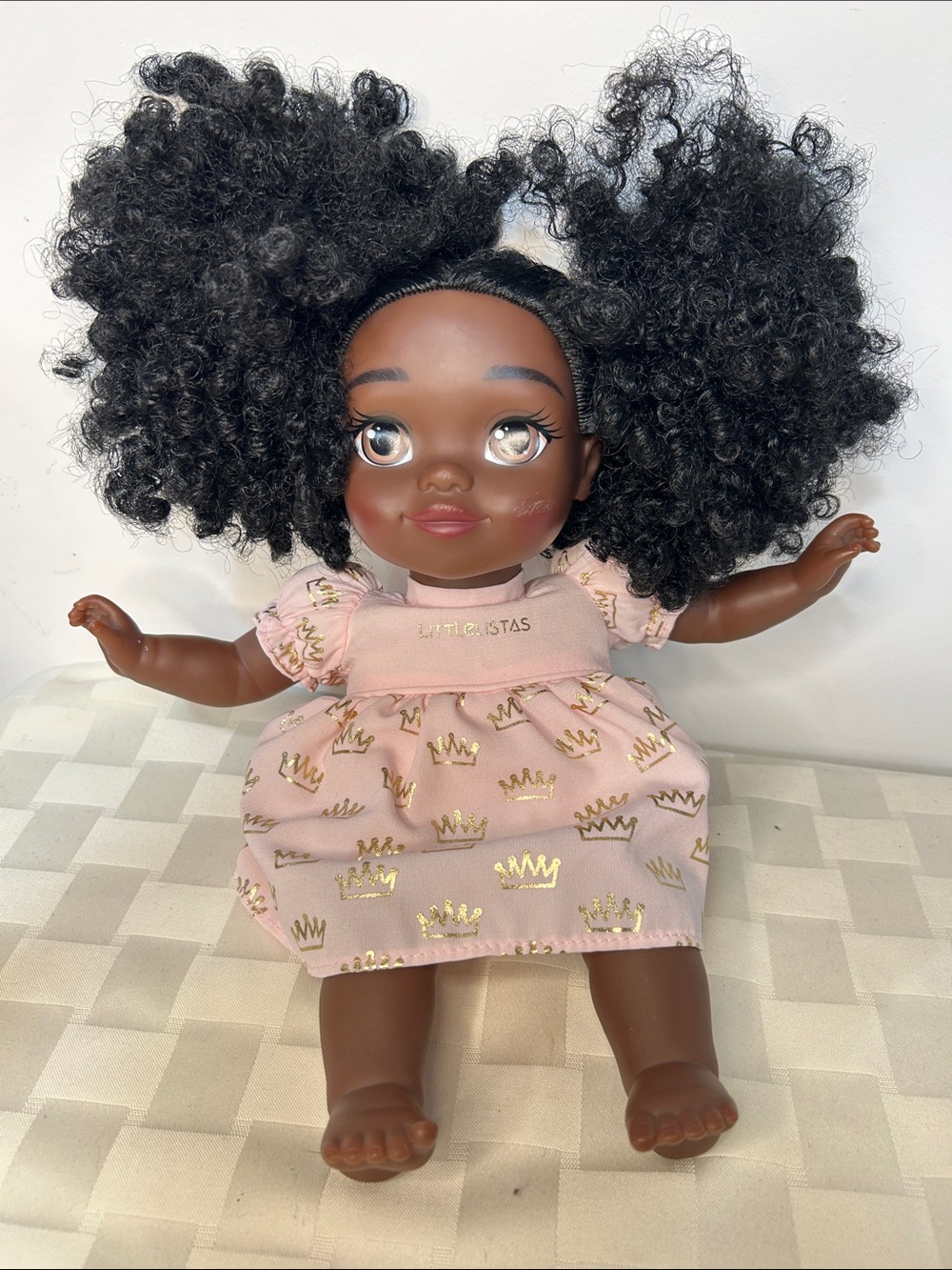 Littlelistas Princess Soft Doll in Pink Dress